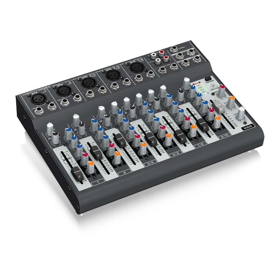 Behringer｜XENYX 混音器｜1002B - Sunrise Trading Co.