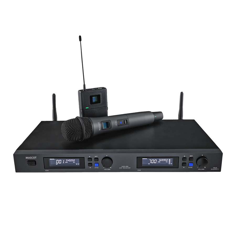 Mascot Dual Channel True Diversity Wireless Vocal System UXD 200