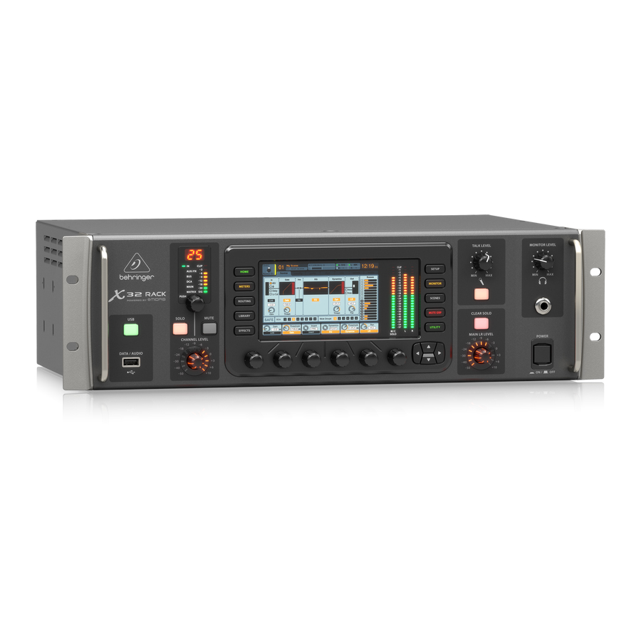 Behringer｜數碼混音器｜X 32 Rack - Sunrise Trading Co.