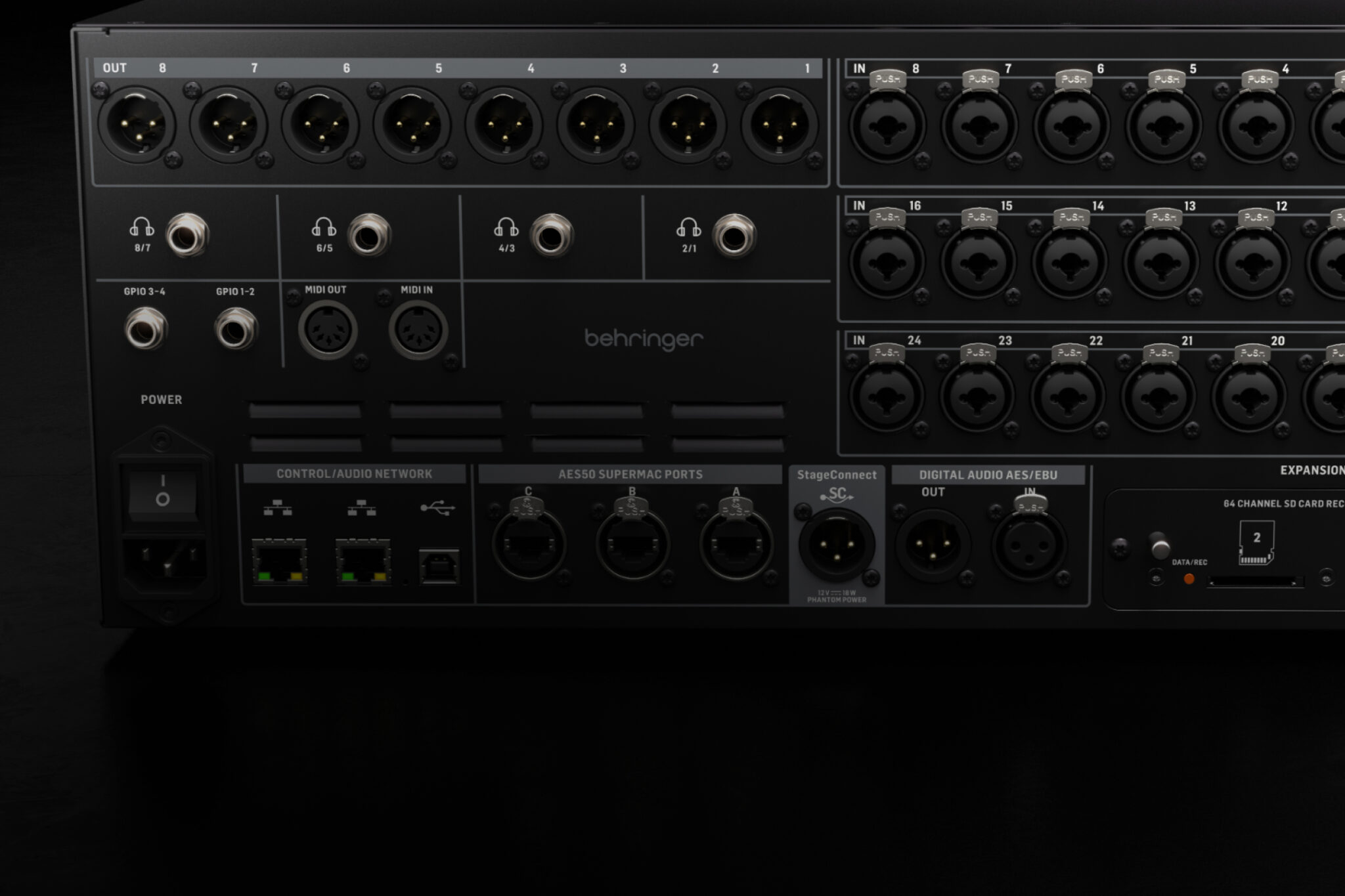 Midas Wing Rack behringer WING RACK